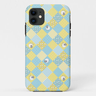 Schapen, Land Faux Patchwork iPhone 5/5s Hoesje