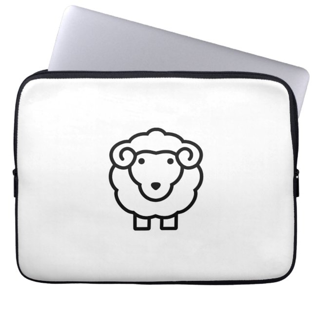 Schapen Laptop Sleeve (Voorkant)