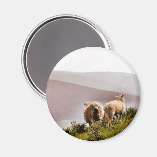 SCHAPEN MAGNEET (Voorkant / Achterkant)