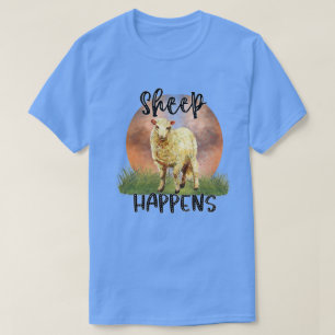 Schapen maken grafisch t-shirt