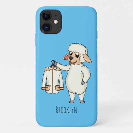 Schapen met een jasje cartoon Case-Mate iPhone case (Achterkant)