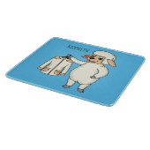 Schapen met een jasje cartoon snijplank (Hoek)