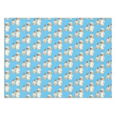 Schapen met een jasje cartoon tafelkleed (Voorkant (Horizontaal))