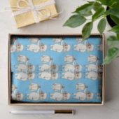 Schapen met een jasje cartoon tissuepapier (Geschenk)