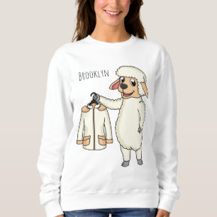 Schapen met een jasje cartoon trui