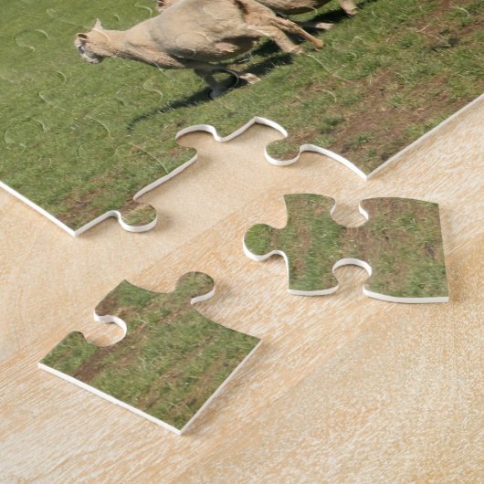 Schapen met een uitzicht, Queenstown NZ - Puzzle Legpuzzel (Zijkant)