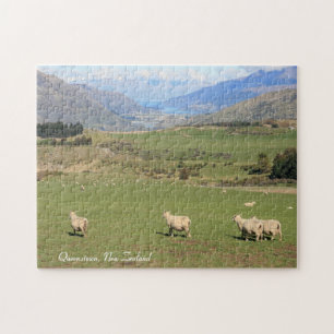 Schapen met een uitzicht, Queenstown NZ - Puzzle Legpuzzel