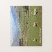 Schapen met een uitzicht, Queenstown NZ - Puzzle Legpuzzel (Verticaal)