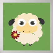 Schapen met een ventilator poster (Voorkant)