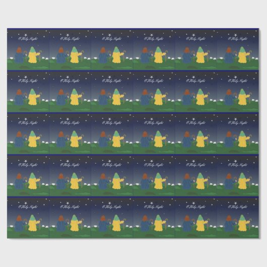 Schapen met hun schaap cadeaupapier (Vlak)