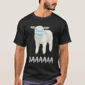 Schapen met masker. t-shirt (Voorkant)