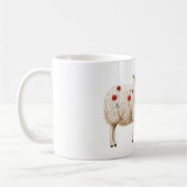 Schapen Met Rode Klaprozen Koffiemok (Links)