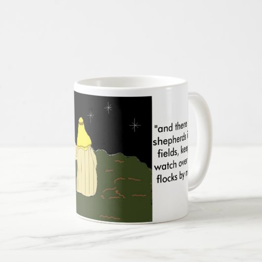 Schapen met Scriptverses Koffiemok (Voorkant rechts)