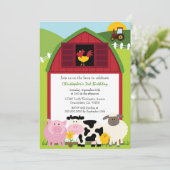 Schapen met verjaardagsfeestdag kaart (Staand voorkant)