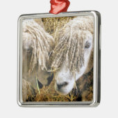 SCHAPEN METALEN ORNAMENT (Links)