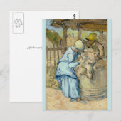Schapen na Millet door Vincent Van Gogh Briefkaart (Voorkant / Achterkant)