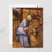 Schapen (na Millet) door Vincent van Gogh Briefkaart (Voorkant / Achterkant)