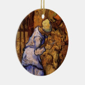 Schapen (na Millet) door Vincent van Gogh Keramisch Ornament (Rechts)