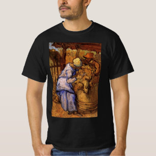 Schapen (na Millet) door Vincent van Gogh T-shirt
