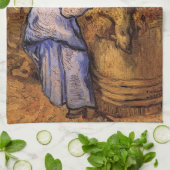 Schapen (na Millet) door Vincent van Gogh Theedoek (Gevouwen)