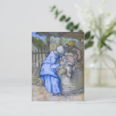 Schapen (na Millet), Van Gogh Fine Art Briefkaart (Staand voorkant)