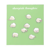 schapen notitieblok (Voorkant)