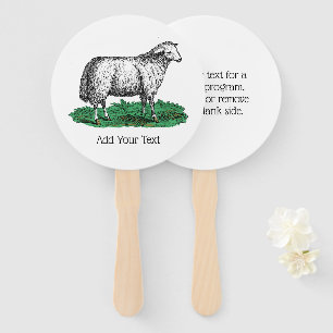 schapen Ooien landbouwhuisdieren Tekening C Handwaaier