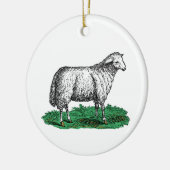  schapen Ooien landbouwhuisdieren Tekening C Keramisch Ornament (Links)