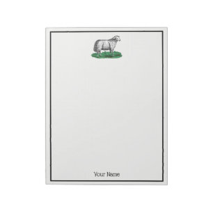  schapen Ooien landbouwhuisdieren Tekening C Notitieblok