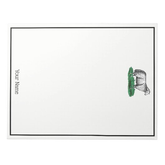  schapen Ooien landbouwhuisdieren Tekening C Notitieblok (Voorkant)