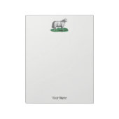  schapen Ooien landbouwhuisdieren Tekening C Notitieblok (Linkerzijde)