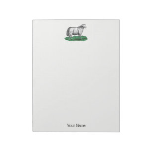  schapen Ooien landbouwhuisdieren Tekening C Notitieblok