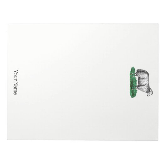  schapen Ooien landbouwhuisdieren Tekening C Notitieblok (Voorkant)