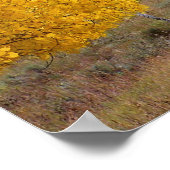 Schapen op Country Road Poster (Hoek)