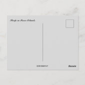 Schapen op de Faeröer Briefkaart (Achterkant)