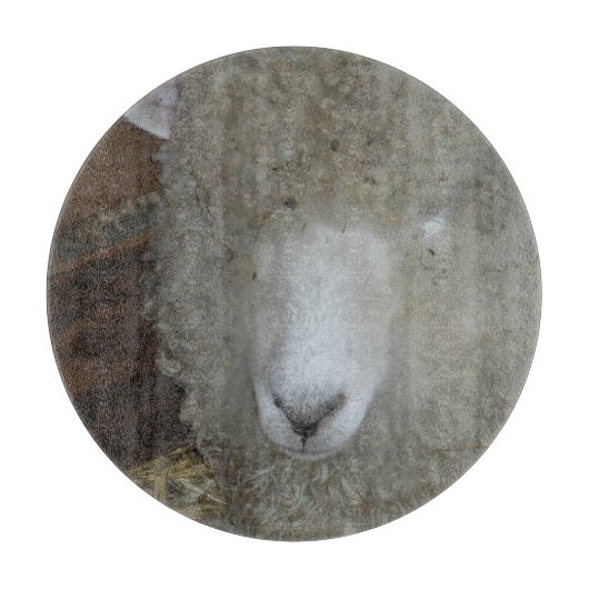 Schapen op de kermis snijplank (Voorkant)