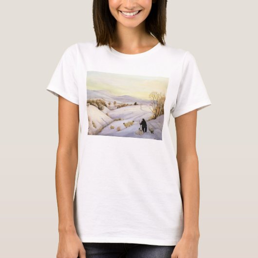 Schapen op de rug t-shirt (Voorkant)