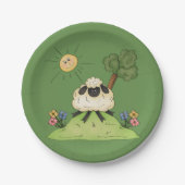 Schapen op een Bord op een platenpapier (Voorkant)