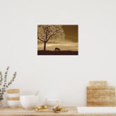 "Schapen op het Horizon 3"~Border Collie Poster (Keuken)