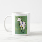 Schapen op Mixed Media Achtergrond Koffiemok (Links)
