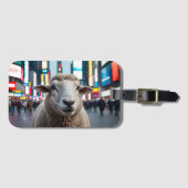 Schapen op Times Square Bagagelabel (Voorkant (horizontaal))