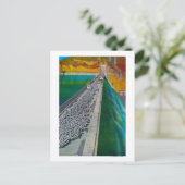 Schapen over Grand Coulee Dam Briefkaart (Staand voorkant)