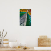 Schapen over Grand Coulee Dam Poster (Keuken)