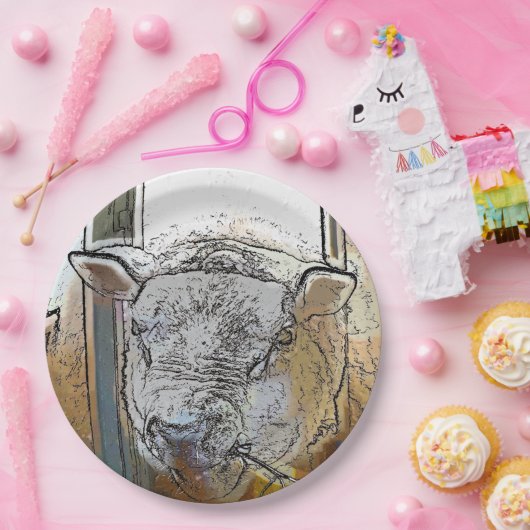 SCHAPEN PAPIEREN BORDJE (Feest)