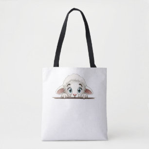 Schapen Peking Schattige Schattig Funny Animal Car Tote Bag