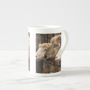 schapen porselein kop