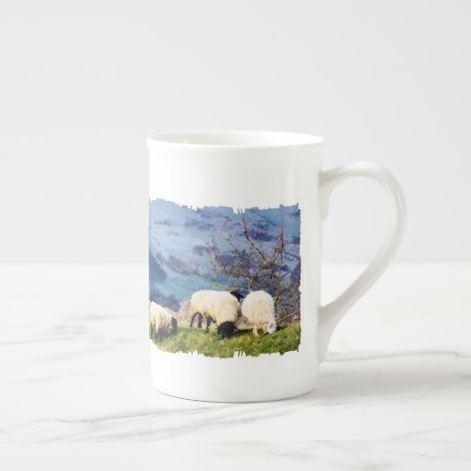 SCHAPEN PORSELEIN KOP (Rechts)