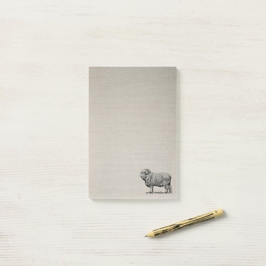  schapen post-it® notes (Op bureau)