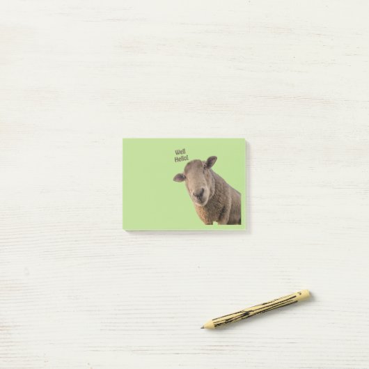Schapen Post-it® Notes (Op bureau)