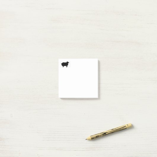 Schapen Post-it® Notes (Op bureau)